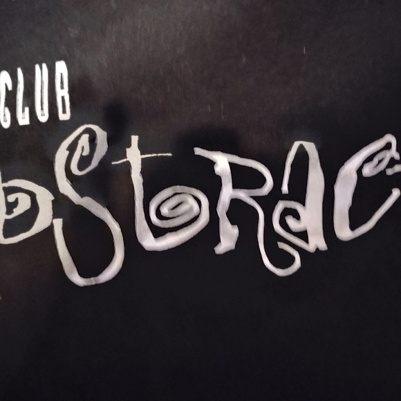 Club Abstract Tee with White Print - Picture 2 of 5